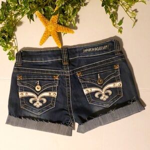 Hydraulic jean shorts